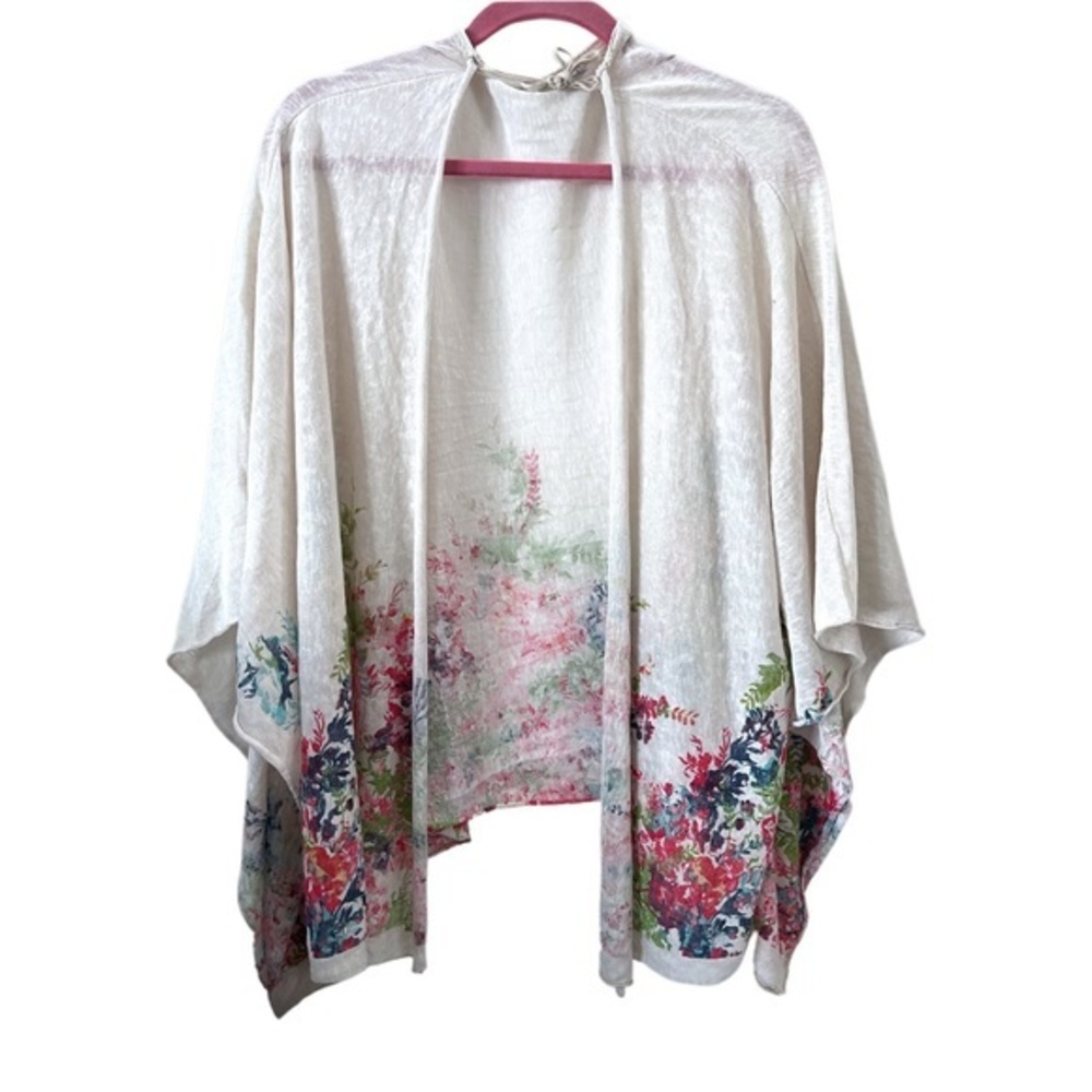 Elena Baldi lightweight floral kimono made‎ in Italy. Size small